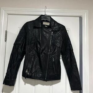 Extra small, black, leather Michael Kors jacket
